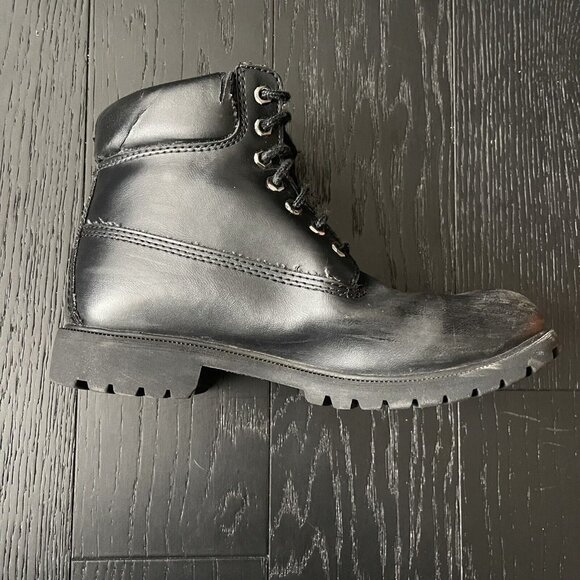 Safe T Step, Slip Resistant, Trifecta Black Boots Men Size 9 main image 5